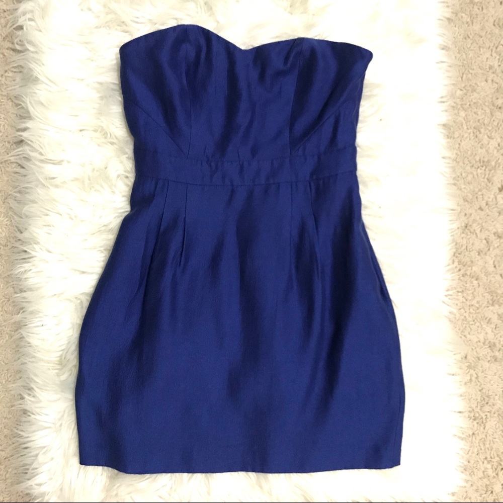 Cooperative blue mini dress